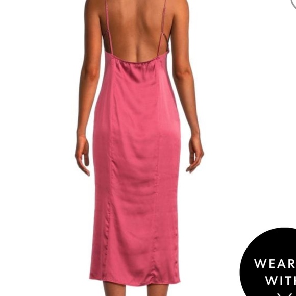 NWT  free people intimately City Cool Midi Slip Drees in Venetian Red  Size: XS - Picture 7 of 8